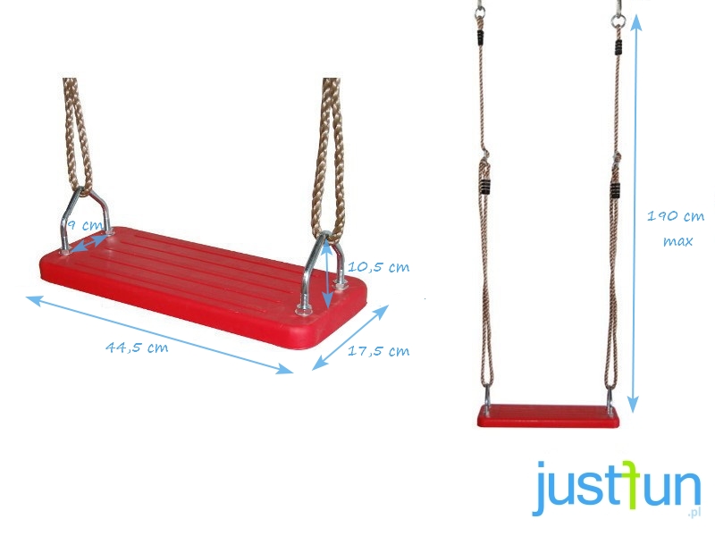 Siedzisko gumowe na linach - obrazek 4