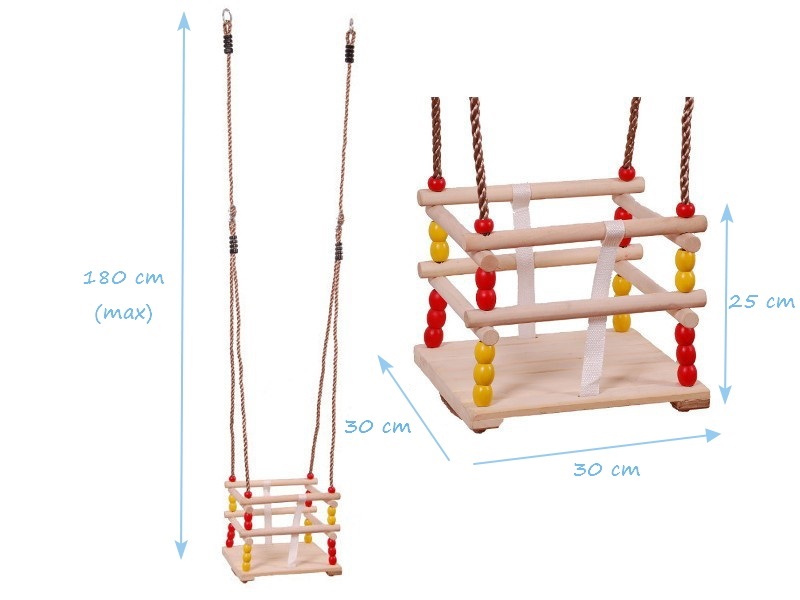 Siedzisko kubełkowe drewniane - obrazek 4