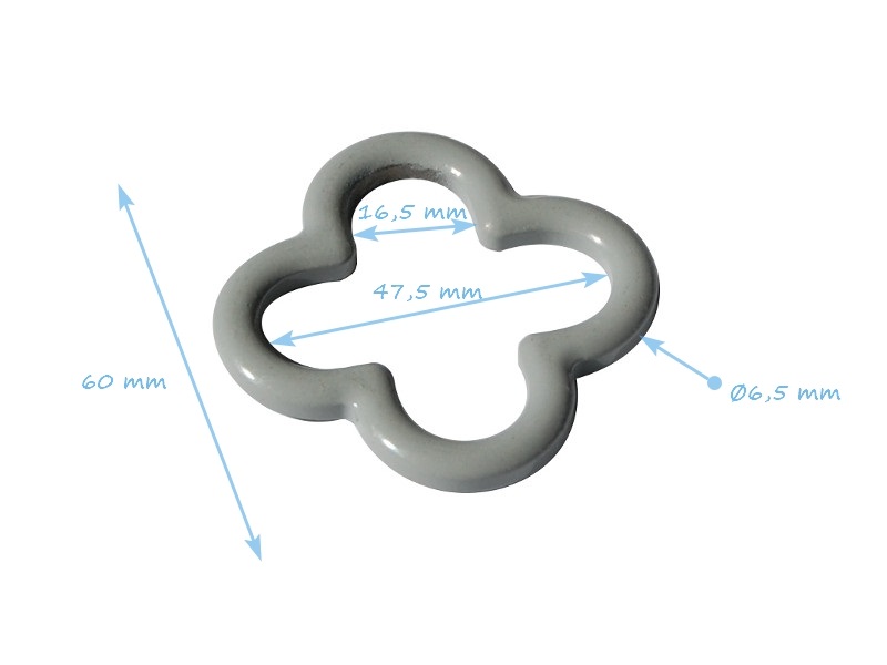Łącznik krzyżowy do liny zbrojonej otwarty - obrazek 2