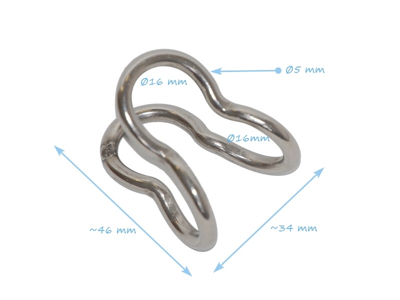 Łącznik krzyżowy do liny zbrojonej typ U - obrazek 3